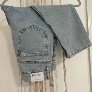 Pacsun high rise slim light wash jeans